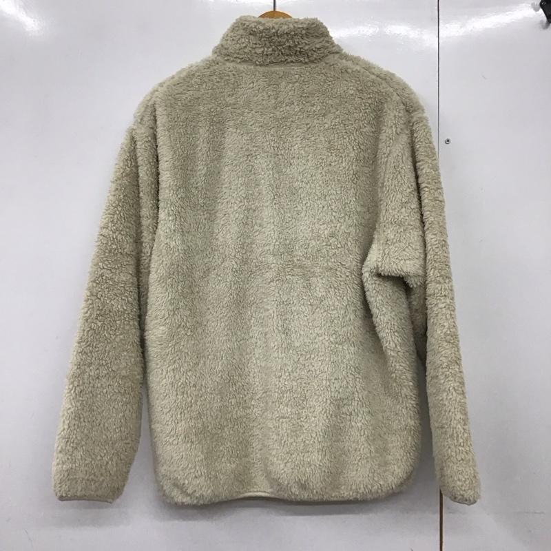 ユニクロ UNIQLO ジャケット、上着 ジャンパー、ブルゾン ボア フリース L 無地 オフホワイト / オフホワイト /  メンズ USED 古着 中古 10141140