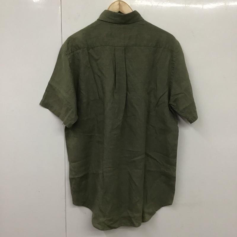 ブルックスブラザーズ BROOKS BROTHERS シャツ、ブラウス 半袖 ボタンダウンシャツ M 無地 カーキ / カーキ /  メンズ USED 古着 中古 10131425
