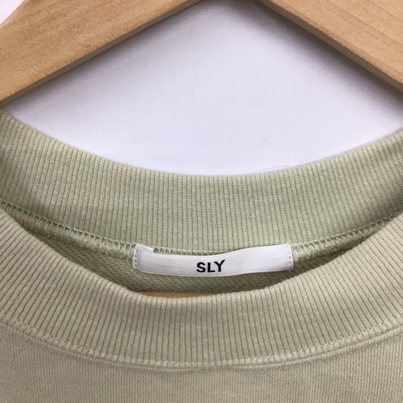 スライ SLY カットソー 半袖 030DAA80-1670 BIG SW NS トップス スウェット FREE 無地 アイボリー / アイボリー /  レディース USED 古着 中古 10131331
