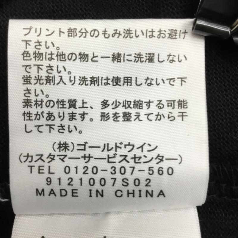 ザノースフェイス THE NORTH FACE Tシャツ 半袖 NT32033 XL ロゴ、文字 黒 / ブラック /  メンズ USED 古着 中古 10151164