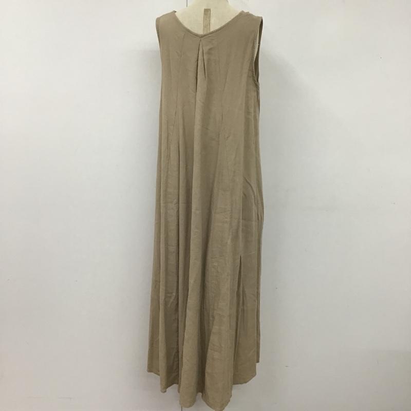 スタディオクリップ studio CLIP ワンピース ロングスカート L 無地 茶 / ブラウン /  レディース USED 古着 中古 10106190