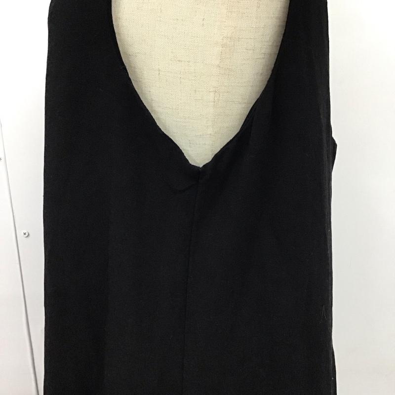 ザラ ZARA ワンピース ロングスカート L 無地 黒 / ブラック /  レディース USED 古着 中古 10122271