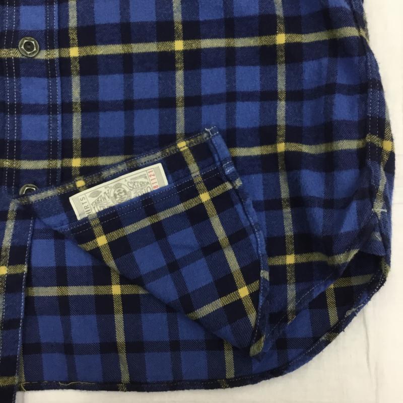 ニールキャサディーレイルロード NEALCASSADYRAILROAD シャツ、ブラウス 長袖 チェック 青 / ブルー /  メンズ USED 古着 中古 10143872