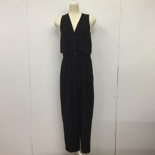 ザラ ZARA サロペット・オーバーオール サロペット、オーバーオール オールインワン ノースリーブ XS 無地 黒 / ブラック /  レディース USED 古着 中古 10138679