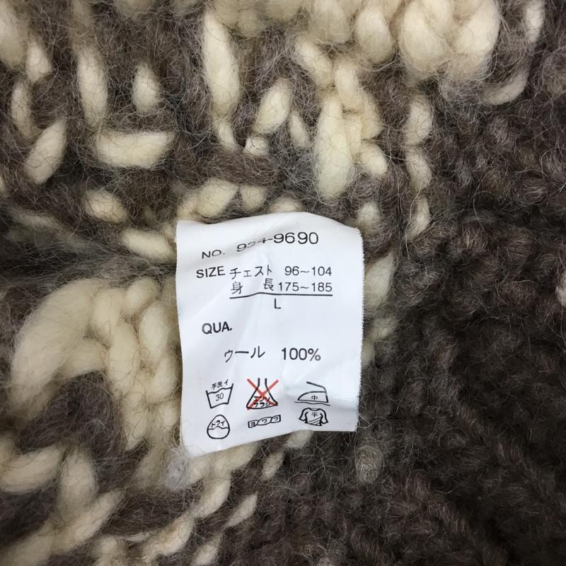 古着 USED ジャケット、上着 ジャケット、ブレザー ジップアップニットジャケット カラーニットジャケット アウター 古着 L プリント マルチカラー / マルチカラー /  メンズ USED 古着 中古 10108803