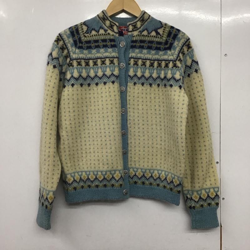 古着 USED カーディガン 長袖 無地 マルチカラー / マルチカラー /  レディース USED 古着 中古 10145754