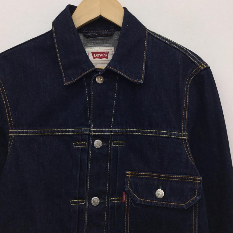 リーバイス Levi s ジャケット、上着 ジャケット、ブレザー 1st　デニムジャケット S 無地 インディゴ / インディゴ /  メンズ USED 古着 中古 10140877