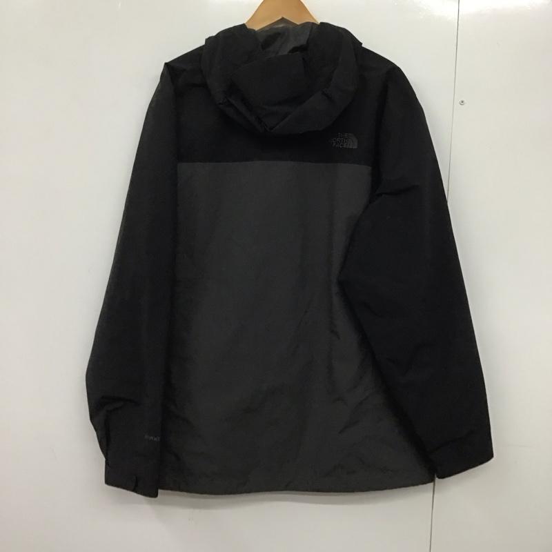 ザノースフェイス THE NORTH FACE ジャケット、上着 ジャケット、ブレザー nf00cuq3 マウンテンパーカー ジップアップパーカー XL ロゴ、文字 黒 / ブラック / X 灰 / グレー /  メンズ USED 古着 中古 10145950