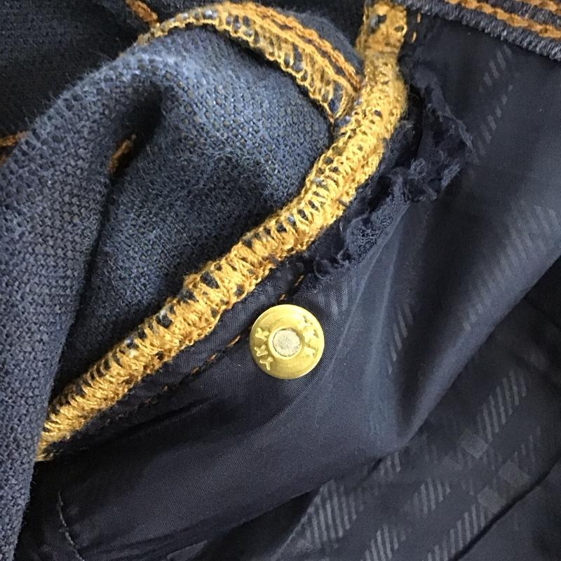 ザラメン ZARA MAN パンツ デニム、ジーンズ デニム 40 無地 インディゴ / インディゴ /  メンズ USED 古着 中古 10136639
