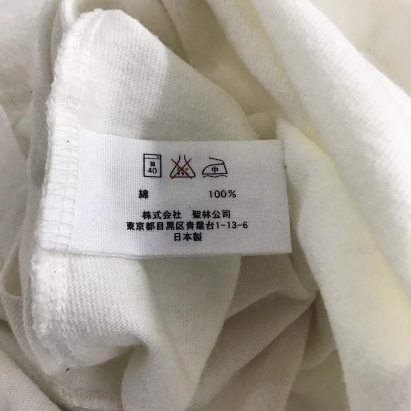 ハリウッドランチマーケット H.R MARKET Tシャツ 半袖 半袖カットソー プリントTシャツ クルーネックカットソー 1 プリント 白 / ホワイト /  メンズ USED 古着 中古 10147588