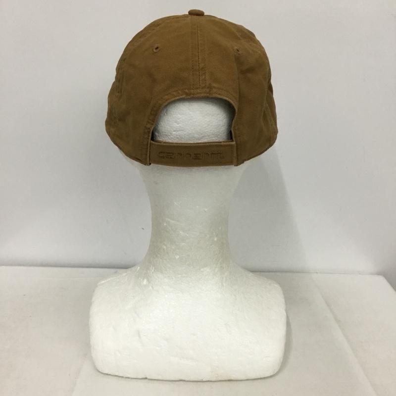 カーハート Carhartt 帽子 キャップ 100289 211 CANVAS CAP ロゴ、文字 茶 / ブラウン /  メンズ USED 古着 中古 10149467