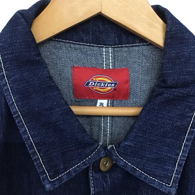 ディッキーズ Dickies ジャケット、上着 ジャケット、ブレザー 2178-0150 カバーオール 3L 無地 インディゴ / インディゴ /  メンズ USED 古着 中古 10142995