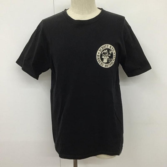 ショット schott Tシャツ 半袖 L プリント 黒 / ブラック /  メンズ USED 古着 中古 10107297