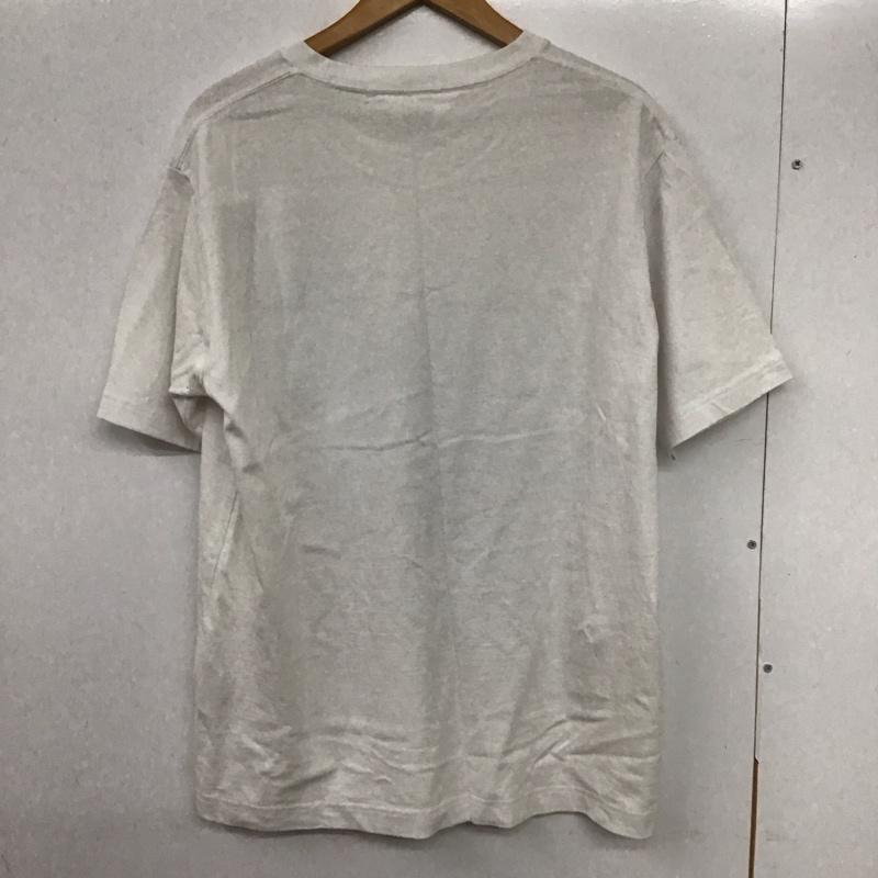 ベンデイビス BEN DAVIS Tシャツ 半袖 半袖カットソー プリントTシャツ クルーネックカットソー L ロゴ、文字 白 / ホワイト /  メンズ USED 古着 中古 10132273