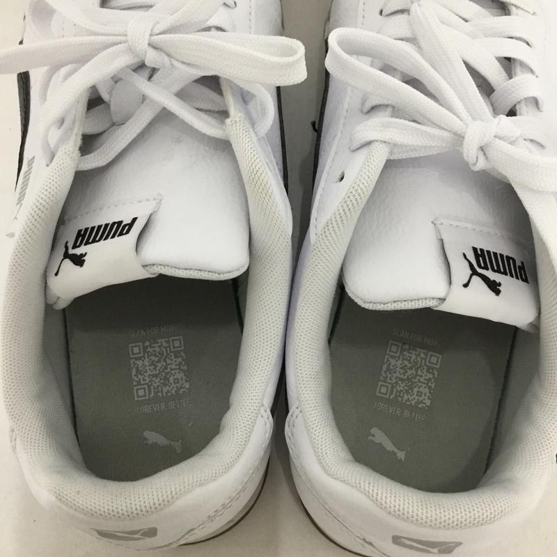 プーマ PUMA スニーカー スニーカー 397452-02 TURINO 2 25cm 25.0cm ロゴ、文字 白 / ホワイト / X 黒 / ブラック /  レディース USED 古着 中古 10144317