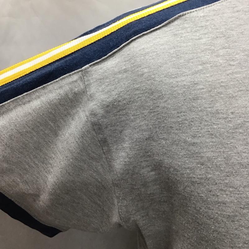 チャンピオン Champion Tシャツ 半袖 CM1031 M ワンポイント 灰 / グレー / X 紺 / ネイビー / X 黄 / イエロー /  メンズ USED 古着 中古 10117027