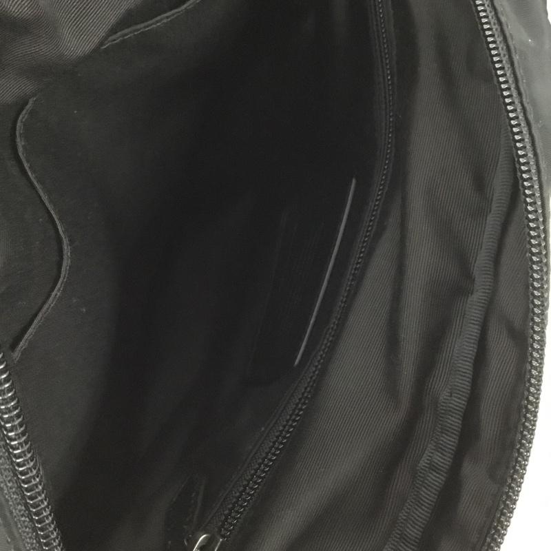 コーチ COACH ショルダーバッグ ショルダーバッグ パンチングレザー ロゴ、文字 黒 / ブラック /  メンズ USED 古着 中古 10144886