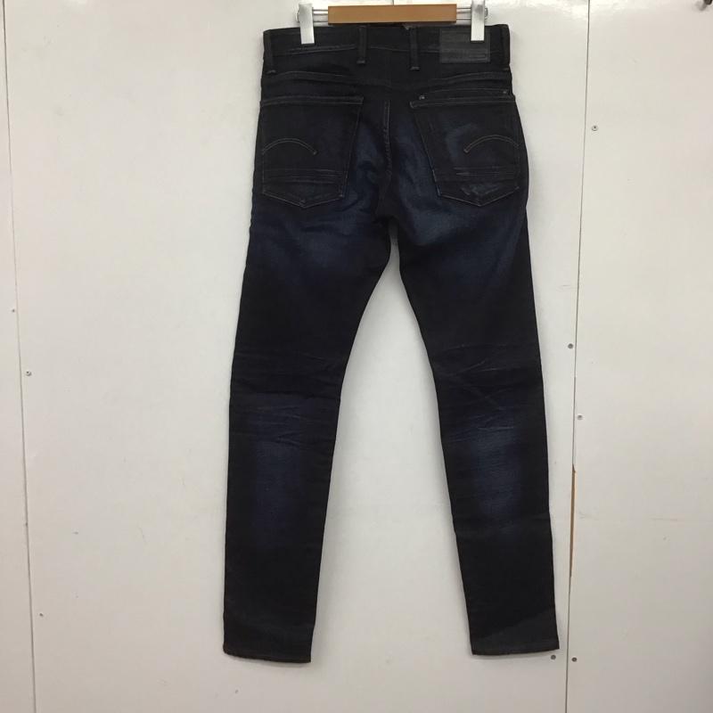 ジースターロゥ G-STAR RAW パンツ デニム、ジーンズ デニムパンツ スリムパンツ カジュアルパンツ ストレッチパンツ 29インチ 無地 インディゴ / インディゴ /  メンズ USED 古着 中古 10148948