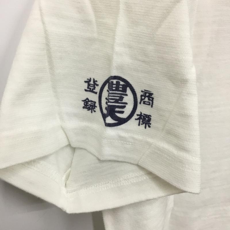 豊天商店 ぶーでんしょうてん Tシャツ 半袖 桜さく L ロゴ、文字 X プリント 白 / ホワイト /  メンズ USED 古着 中古 10146275