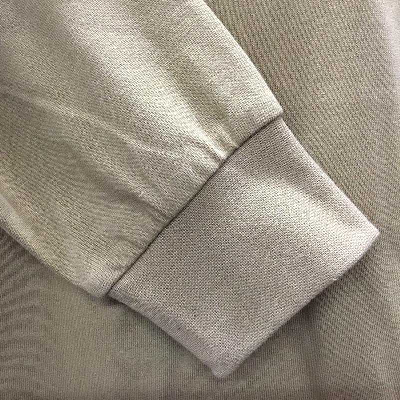 ザノースフェイス THE NORTH FACE カットソー 長袖 nt82130x 長袖Tシャツ クルーネックカットソー XL ロゴ、文字 ベージュ / ベージュ /  メンズ USED 古着 中古 10116691