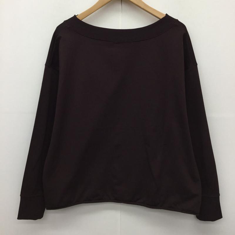グローバルワーク GLOBAL WORK トレーナー 長袖 GW625561AD L ロゴ、文字 ダークブラウン / ダークブラウン /  レディース USED 古着 中古 10142860