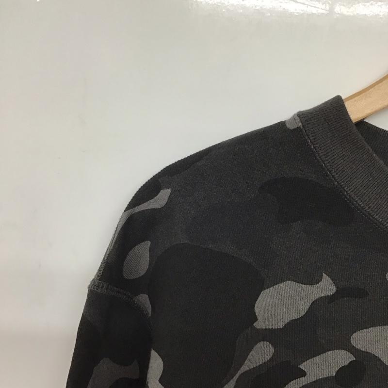 アベイシングエイプ A BATHING APE トレーナー 長袖 長袖トレーナー スウェット クルーネック プルオーバー XL プリント マルチカラー / マルチカラー /  メンズ USED 古着 中古 10144166