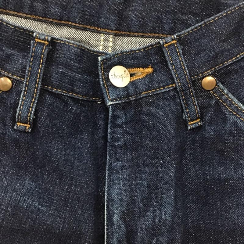 ラングラー Wrangler パンツ デニム、ジーンズ デニムパンツ スリムパンツ カジュアルジーンズ 28インチ 無地 インディゴ / インディゴ /  メンズ USED 古着 中古 10114680