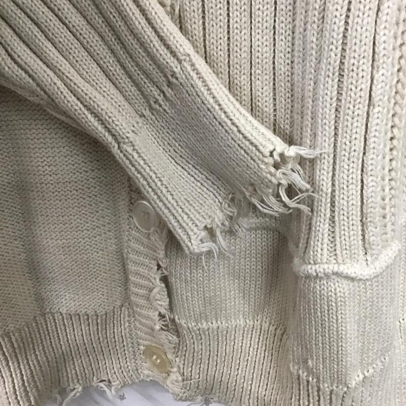 アルシーヴ archives カーディガン 長袖 M 無地 ベージュ / ベージュ /  レディース USED 古着 中古 10142766