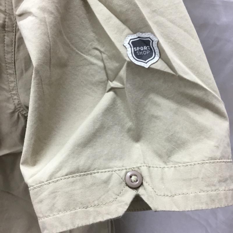 エディーバウアー Eddie Bauer シャツ、ブラウス 半袖 タグ付き ミリタリー S ロゴ、文字 ベージュ / ベージュ /  メンズ USED 古着 中古 10112871