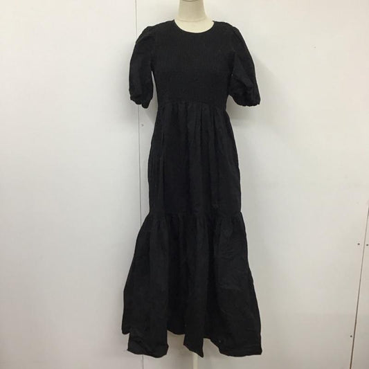 ザラ ZARA ワンピース ロングスカート S 無地 黒 / ブラック /  レディース USED 古着 中古 10121417