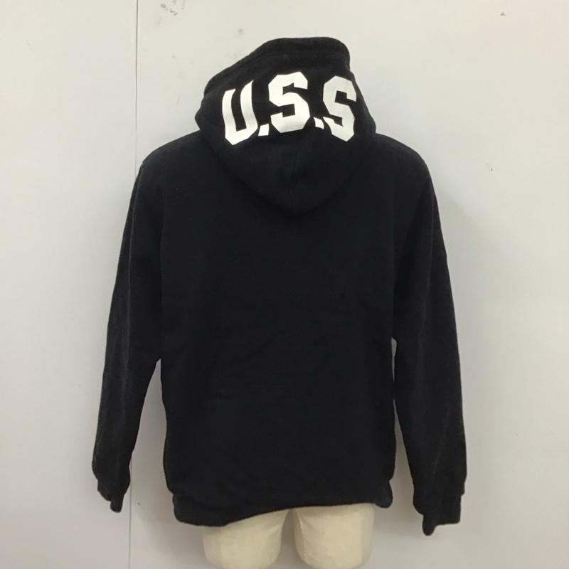 アーサスベイプ URSUS BAPE パーカー 長袖 長袖パーカー フード付きパーカー プリントスウェット トレーナー XL ロゴ、文字 黒 / ブラック /  メンズ USED 古着 中古 10124112