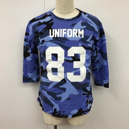 ユニフォームエクスペリメント uniform experiment カットソー 長袖 長袖カットソー クルーネックカットソー ロングスリーブカットソー プリントTシャツ 3 ロゴ、文字 マルチカラー / マルチカラー /  メンズ USED 古着 中古 10122110