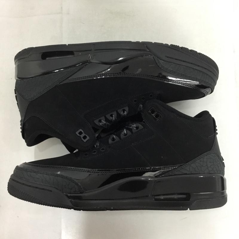 ナイキ NIKE スニーカー スニーカー CT8532-001 AIR JORDAN 3 RETRO 28cm 箱有 28.0cm ロゴ、文字 黒 / ブラック /  メンズ USED 古着 中古 10146584
