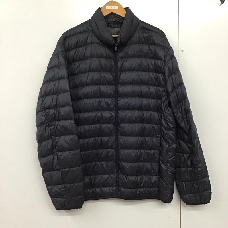ユニクロ UNIQLO ジャケット、上着 ダウンジャケット 315-072570 ULTRALIGHTDOWN ダウンジャケット アウター XL 無地 紺 / ネイビー /  メンズ USED 古着 中古 10142575