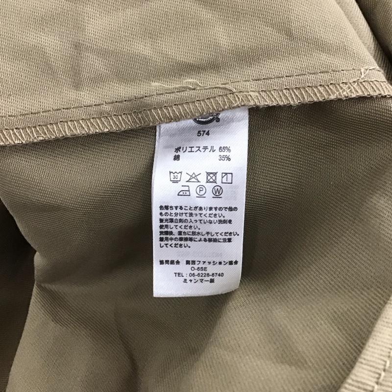 ディッキーズ Dickies シャツ、ブラウス 長袖 長袖シャツ 無地シャツ カラーシャツ L 無地 ベージュ / ベージュ /  メンズ USED 古着 中古 10132332