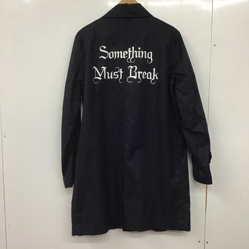 スーアンダーカバー SueUNDERCOVER ジャケット、上着 ジャンパー、ブルゾン ucp9302 トレンチコート アウター ロングコートジャケット 3 ロゴ、文字 紺 / ネイビー /  メンズ USED 古着 中古 10140302