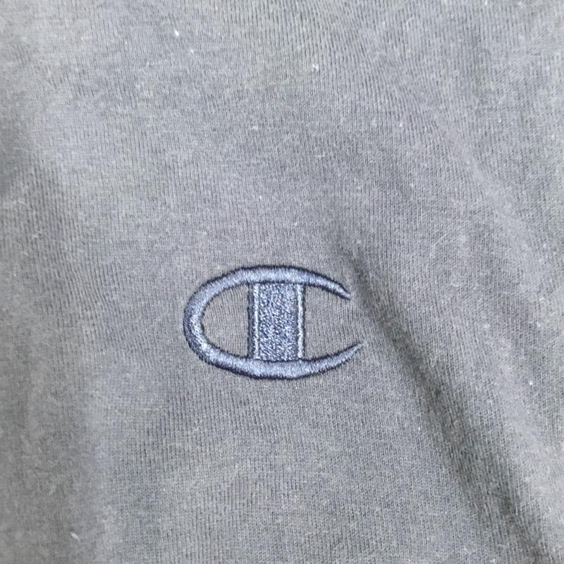 チャンピオン Champion タンクトップ タンクトップ T0222 ノースリーブ L ワンポイント 紺 / ネイビー /  メンズ USED 古着 中古 10117765