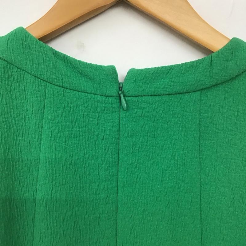 ザラベーシック ZARA BASIC ワンピース ミニスカート XS 無地 緑 / グリーン /  レディース USED 古着 中古 10129281