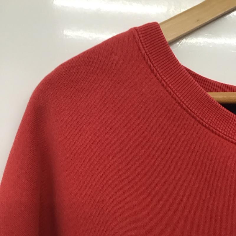 ポロバイラルフローレン Polo by RALPH LAUREN トレーナー 長袖 長袖 XL ロゴ、文字 赤 / レッド /  メンズ USED 古着 中古 10140564