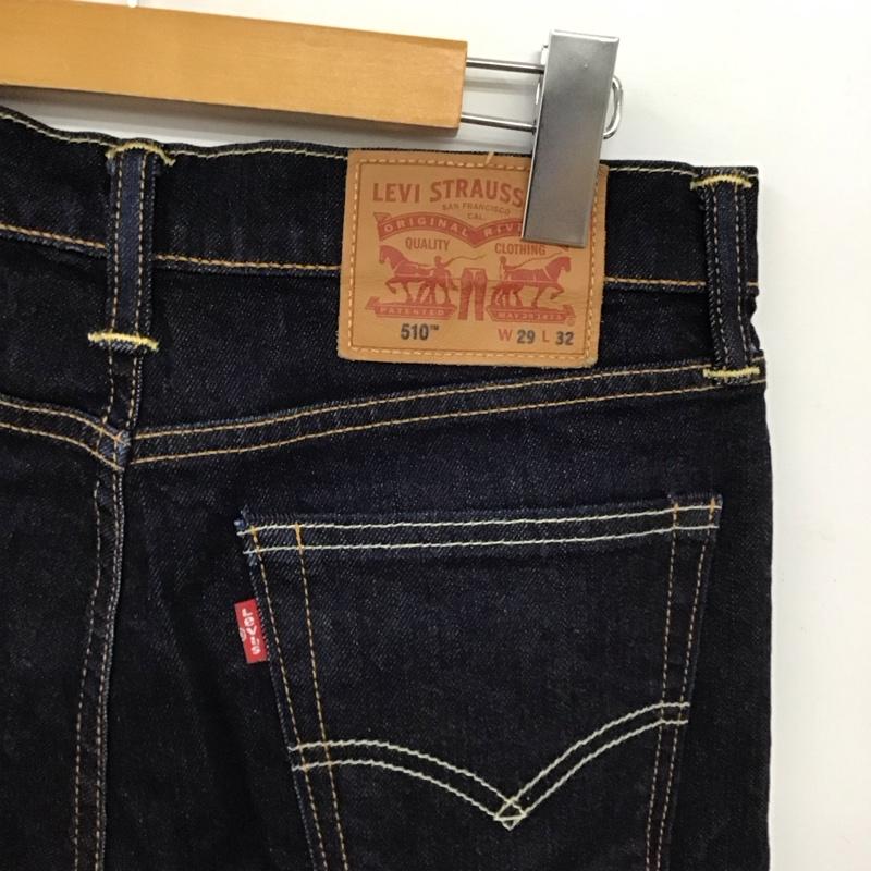 リーバイストラウスアンドコー Levi Strauss & co. パンツ デニム、ジーンズ デニムパンツ スリムパンツ カジュアルパンツ ストレッチパンツ 29インチ 無地 インディゴ / インディゴ /  メンズ USED 古着 中古 10150751