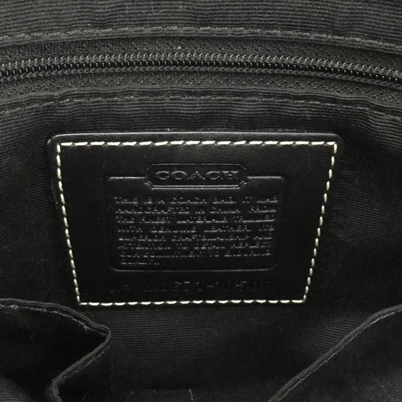 コーチ COACH トートバッグ トートバッグ M0671-10508 ハンドバッグ ロゴ、文字 黒 / ブラック /  レディース USED 古着 中古 10137328