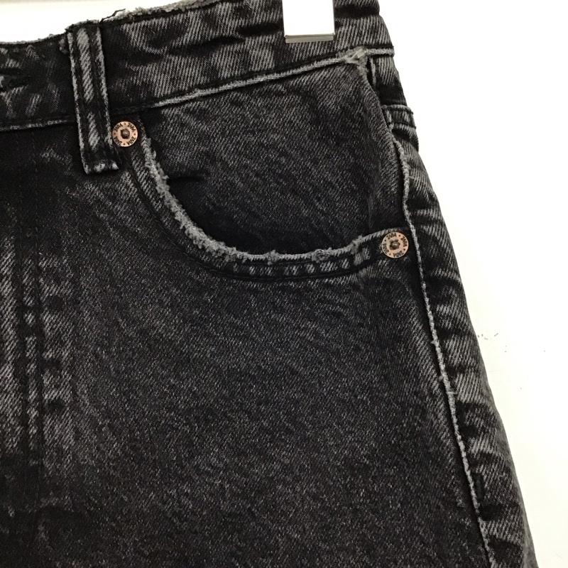 ザラ ZARA パンツ ショートパンツ ショートパンツ ハーフパンツ カジュアルパンツ デニムパンツ 36 無地 ダークグレー / ダークグレー /  レディース USED 古着 中古 10149410