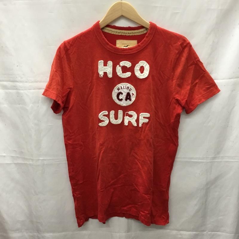 ホリスター Hollister Tシャツ 半袖 M 無地 赤 / レッド /  メンズ USED 古着 中古 10110601