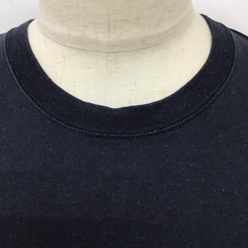 アール・ニューボールド R.NEWBOLD Tシャツ 長袖 RN-DW-37980 ロンT ロゴ プリント XL ワンポイント 紺 / ネイビー /  メンズ USED 古着 中古 10118108