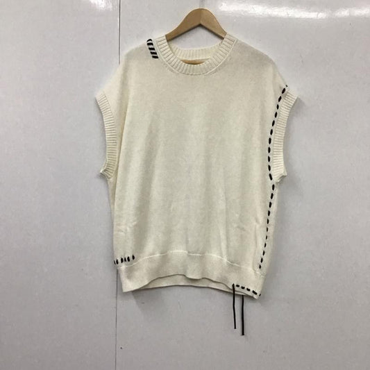 ザラ ZARA ベスト ベスト 4938 405 712 プルオーバーベスト オーバーサイズ M 無地 白 / ホワイト / X 黒 / ブラック /  レディース USED 古着 中古 10131282