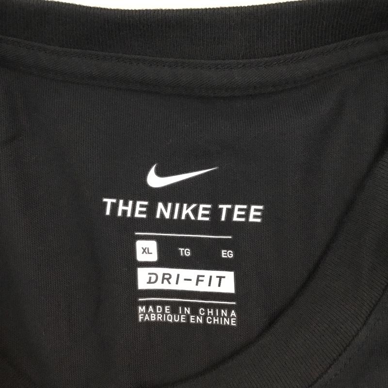 ナイキ NIKE Tシャツ 半袖 CV1039-010 DRI-FIT Basketball Short Sleeve XL ロゴ、文字 黒 / ブラック /  メンズ USED 古着 中古 10114809