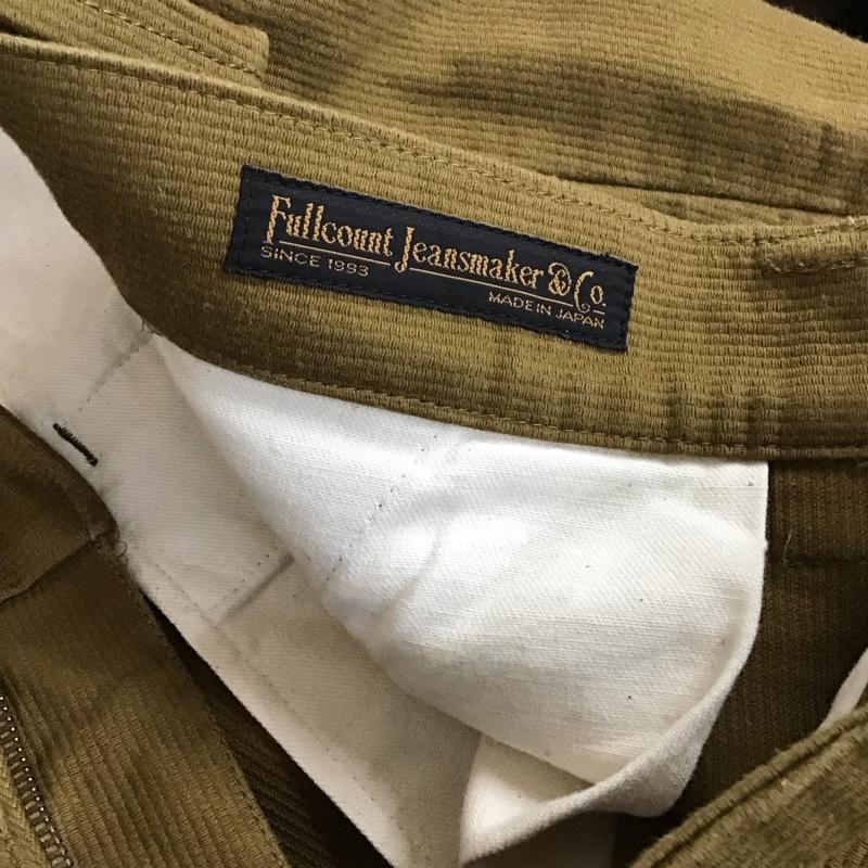 フルカウント FULLCOUNT パンツ ワークパンツ、ペインターパンツ ワークパンツ ワイドパンツ カジュアルパンツ 38 無地 カーキ / カーキ /  メンズ USED 古着 中古 10117564
