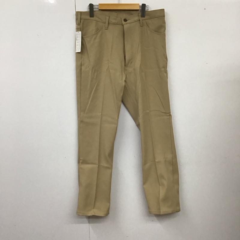 ラングラー Wrangler パンツ スラックス WS0105 イージーパンツ センタープレス タグ付き SOLOTEX XL 無地 ベージュ / ベージュ /  メンズ USED 古着 中古 10122169