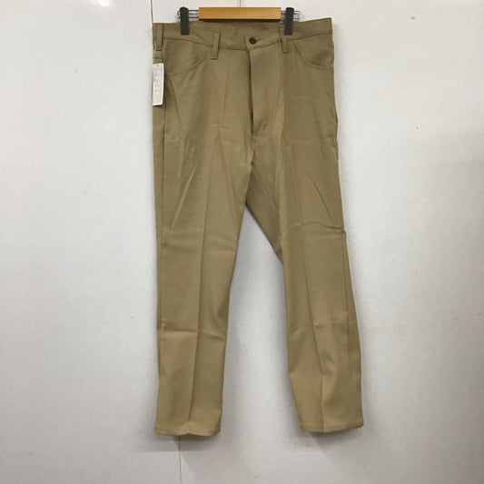 ラングラー Wrangler パンツ スラックス WS0105 イージーパンツ センタープレス タグ付き SOLOTEX XL 無地 ベージュ / ベージュ /  メンズ USED 古着 中古 10122169