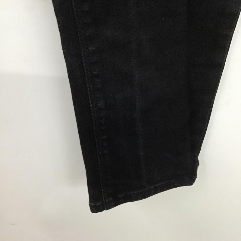 ノーアイディ NO ID. パンツ デニム、ジーンズ 436070-370p Cストレッチスキニーパンツ デニムパンツ ジーンズ スリムパンツ 3 無地 黒 / ブラック /  メンズ USED 古着 中古 10106549